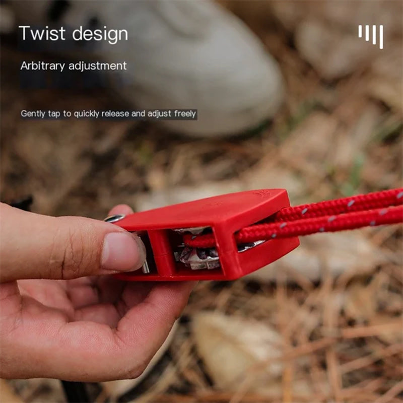 🔥Portable Adjustable Fix Camping Rope🌳