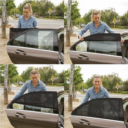 Universal car window screens （2pack）