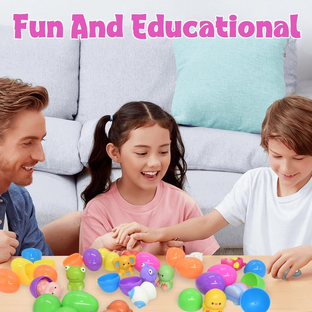 🔥LAST DAY SALE 49% OFF🔥12/24PCS Easter Eggs Prefilled Slow Rising Squishy Toys