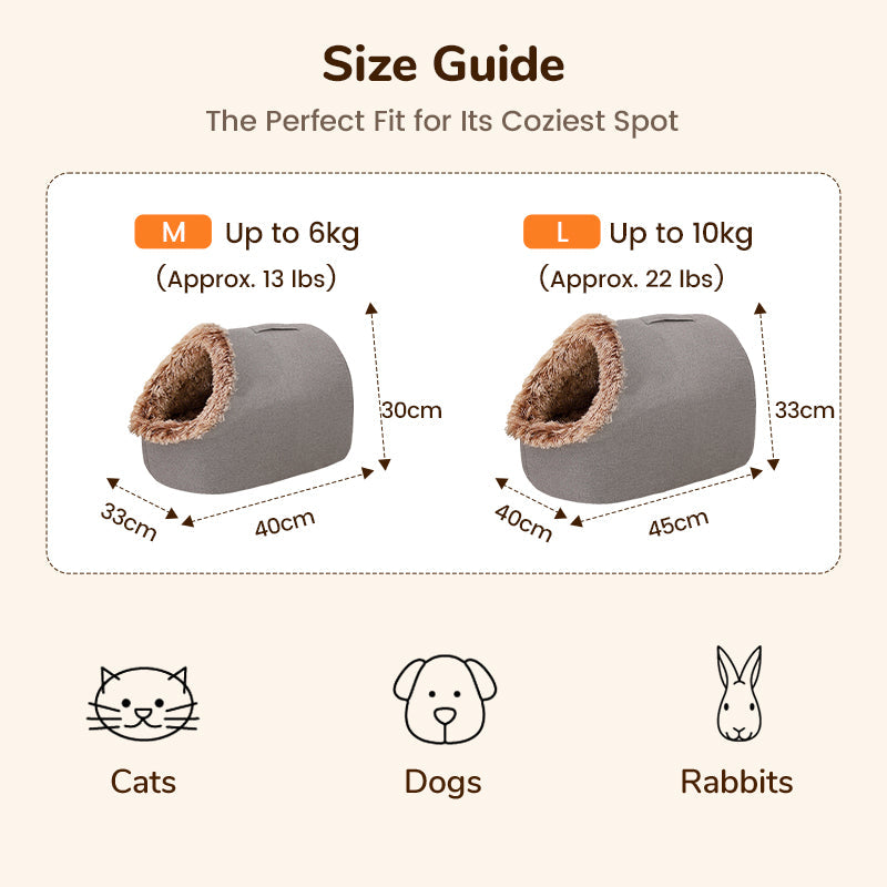 🎅NEW YEAR SALE 60% OFF!!!🎄Winter Warm Pet Cave Bed✨