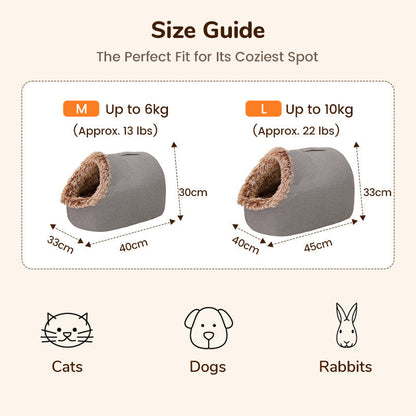 🎅NEW YEAR SALE 60% OFF!!!🎄Winter Warm Pet Cave Bed✨