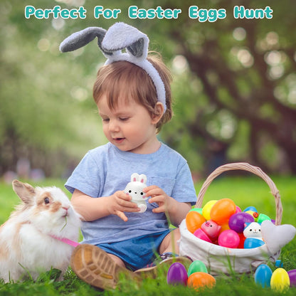 🔥LAST DAY SALE 49% OFF🔥12/24PCS Easter Eggs Prefilled Slow Rising Squishy Toys