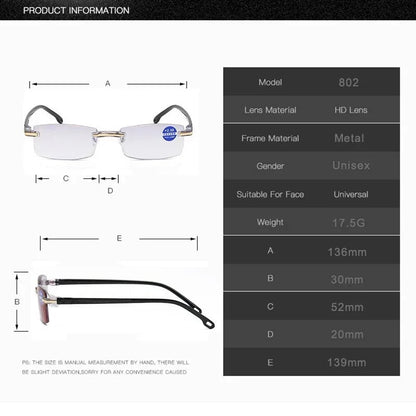 🔥New Sapphire high hardness anti-blue Dual-Use Reading Glasses