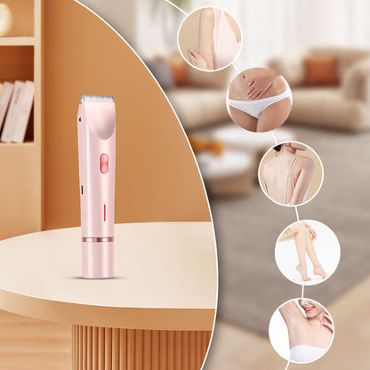 Dual-Head EpilatorIPX7 Waterproof - Hair Removal & Trimming | 21-Day Silky Skin  Cordless Design | Hypoallergenic |