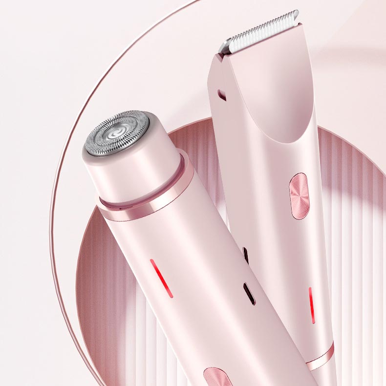 Dual-Head EpilatorIPX7 Waterproof - Hair Removal & Trimming | 21-Day Silky Skin  Cordless Design | Hypoallergenic |