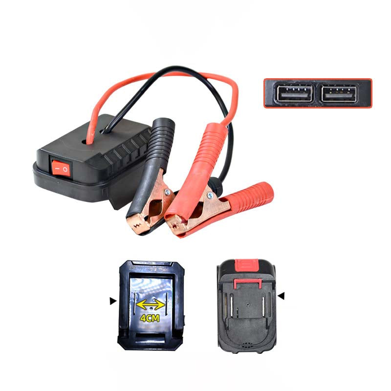 Emergency jump start for car batteries