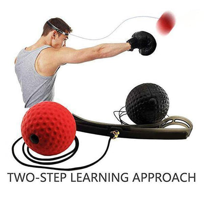 📢📢 50   %  OFF  !! ✨ Boxing Reflex Ball Headband