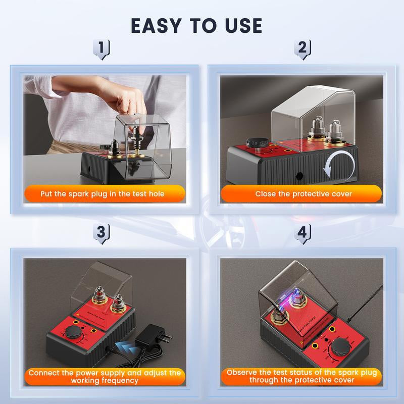 Spark Plug Tester with Dual Testing Hole