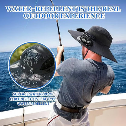 Ultralight Solar Fan Sun Hat